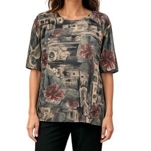 Pappagallo | Popover Print Top